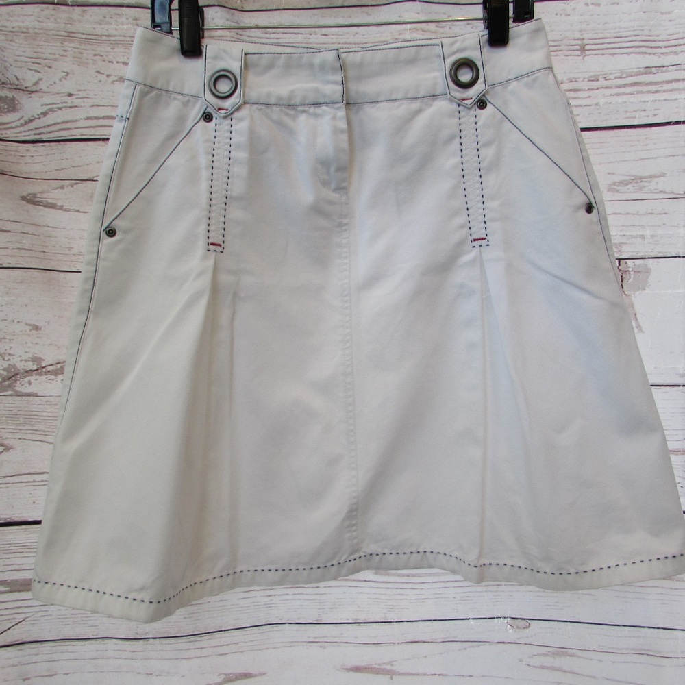 CAbi Nautical Regatta Deck Skirt, Sz 4, Knee, #541